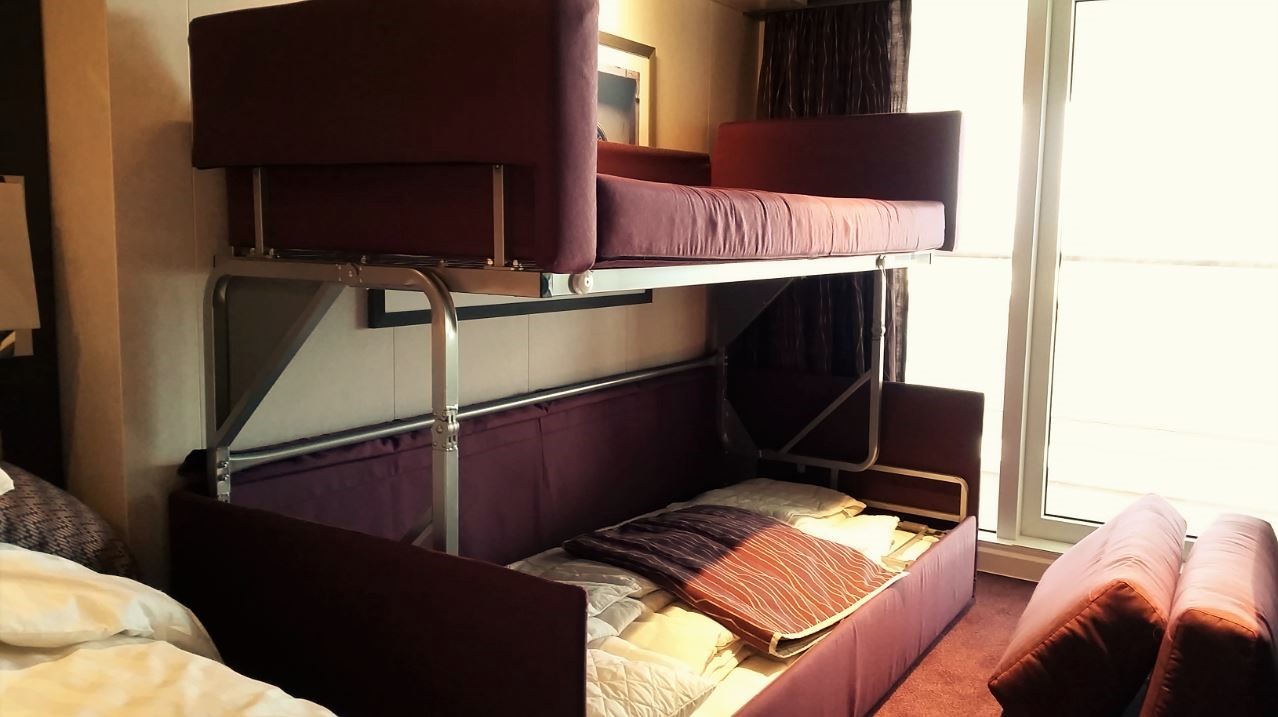 stateroom with sofa bed