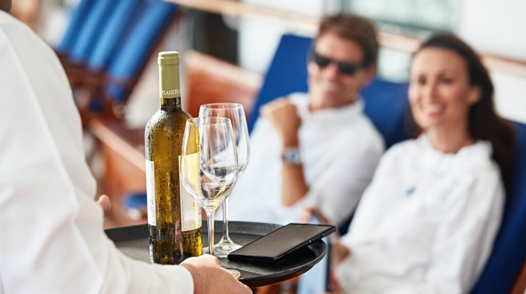 princess cruise all-inclusive wine drinks