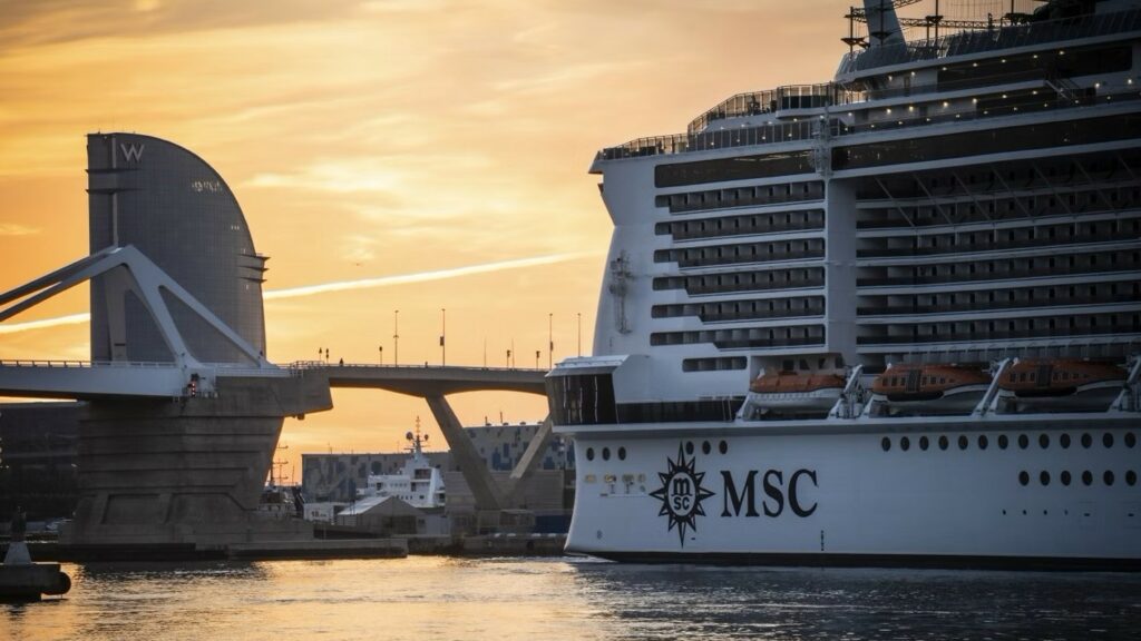 msc cruise barcelona ship