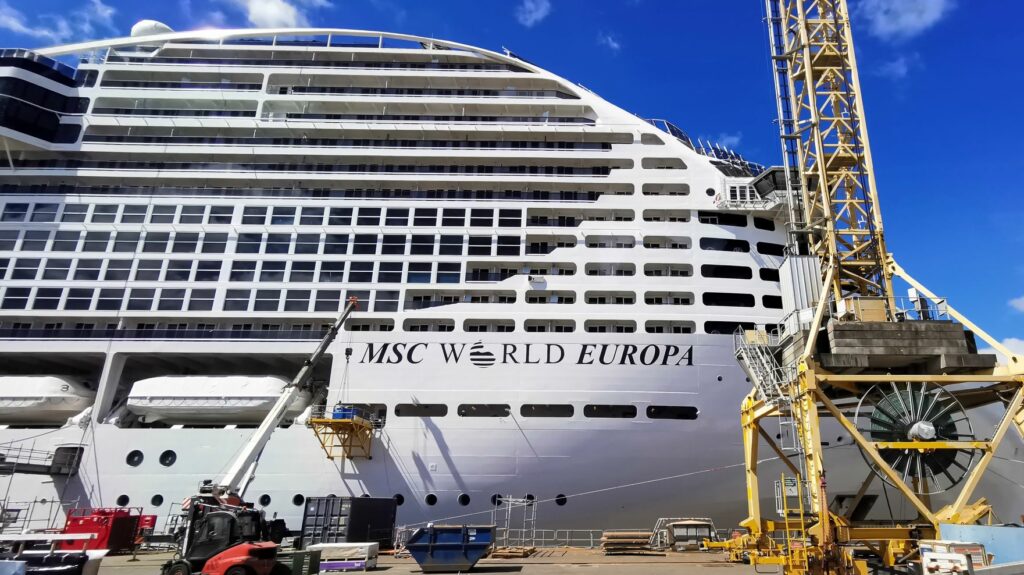 msc cruise world europa ship