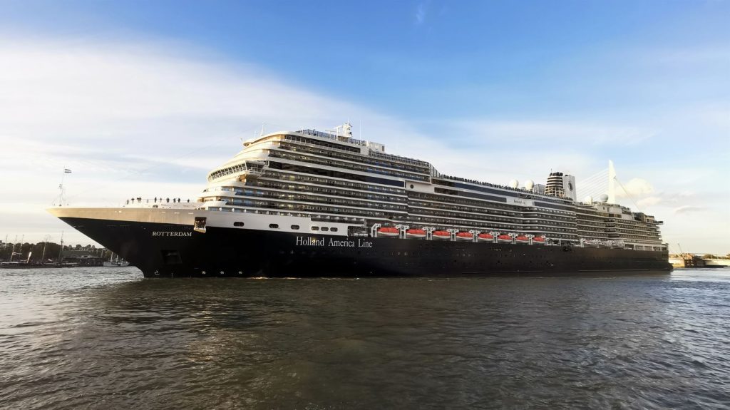 holland america line rotterdam departure cruise ship