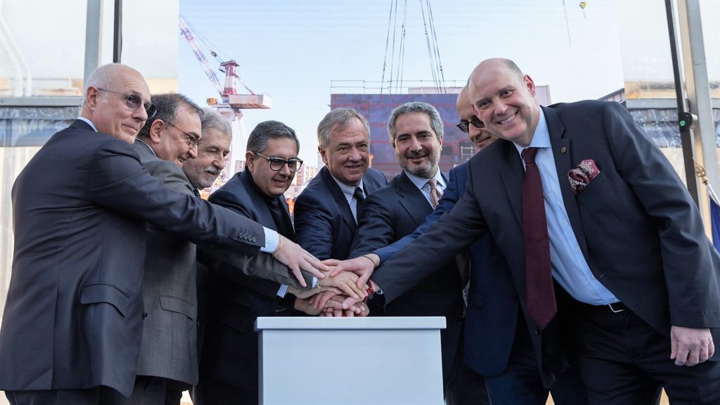 explora journeys coin ceremony fincantieri