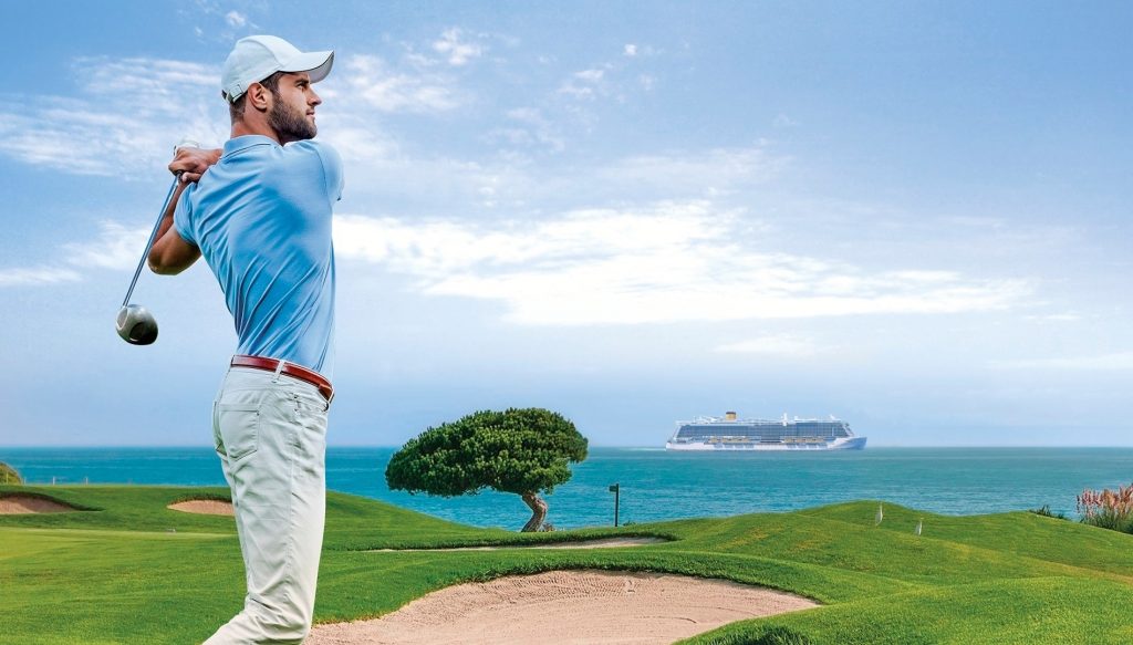 costa cruises golf